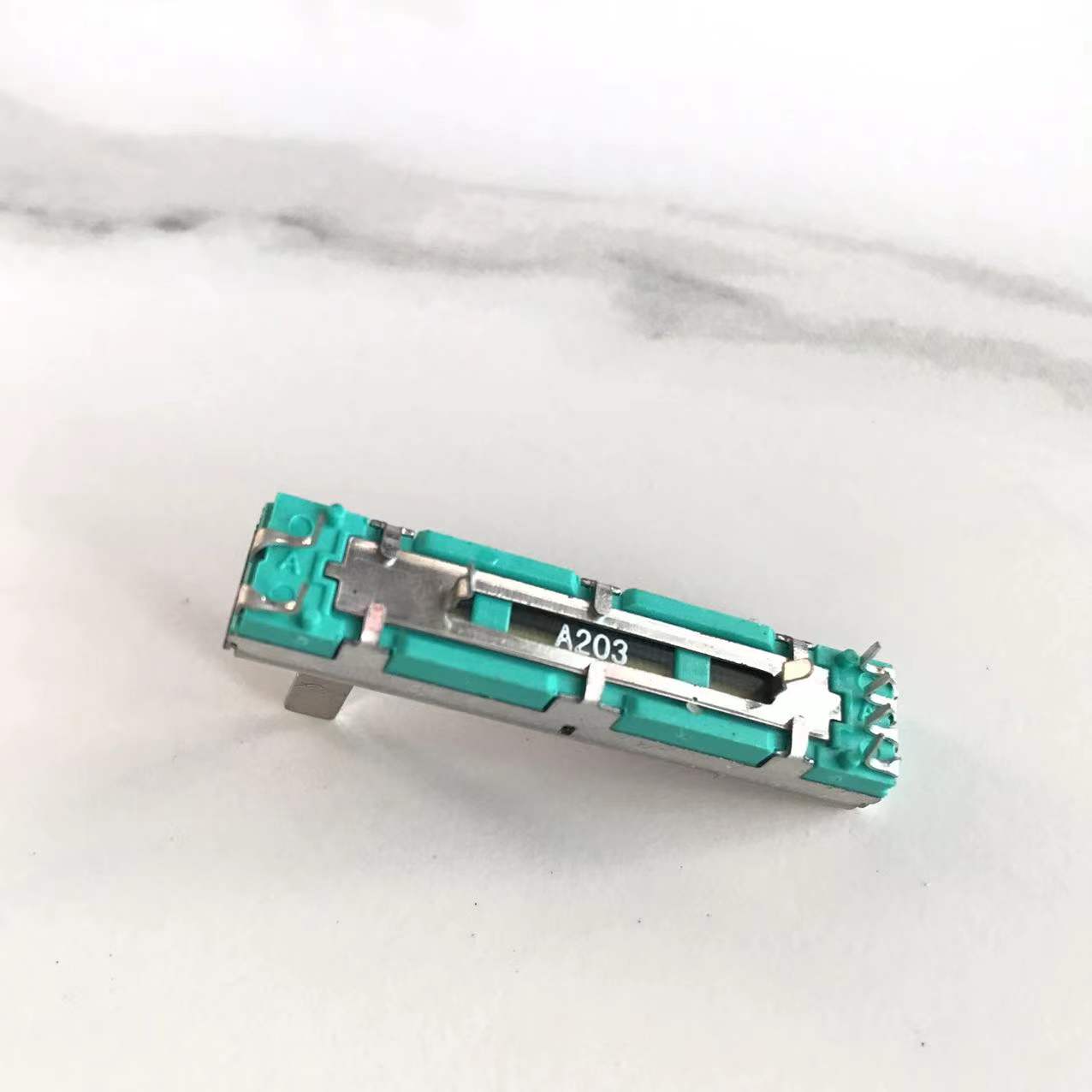 45Mm 4.5Cm Reizen 30Mm Mixer Volume Slider Fader Dubbele Potentiometer Schakelaar A10K A20K A50K B10K B20K B50K-10PCS/Lot: A20KX2