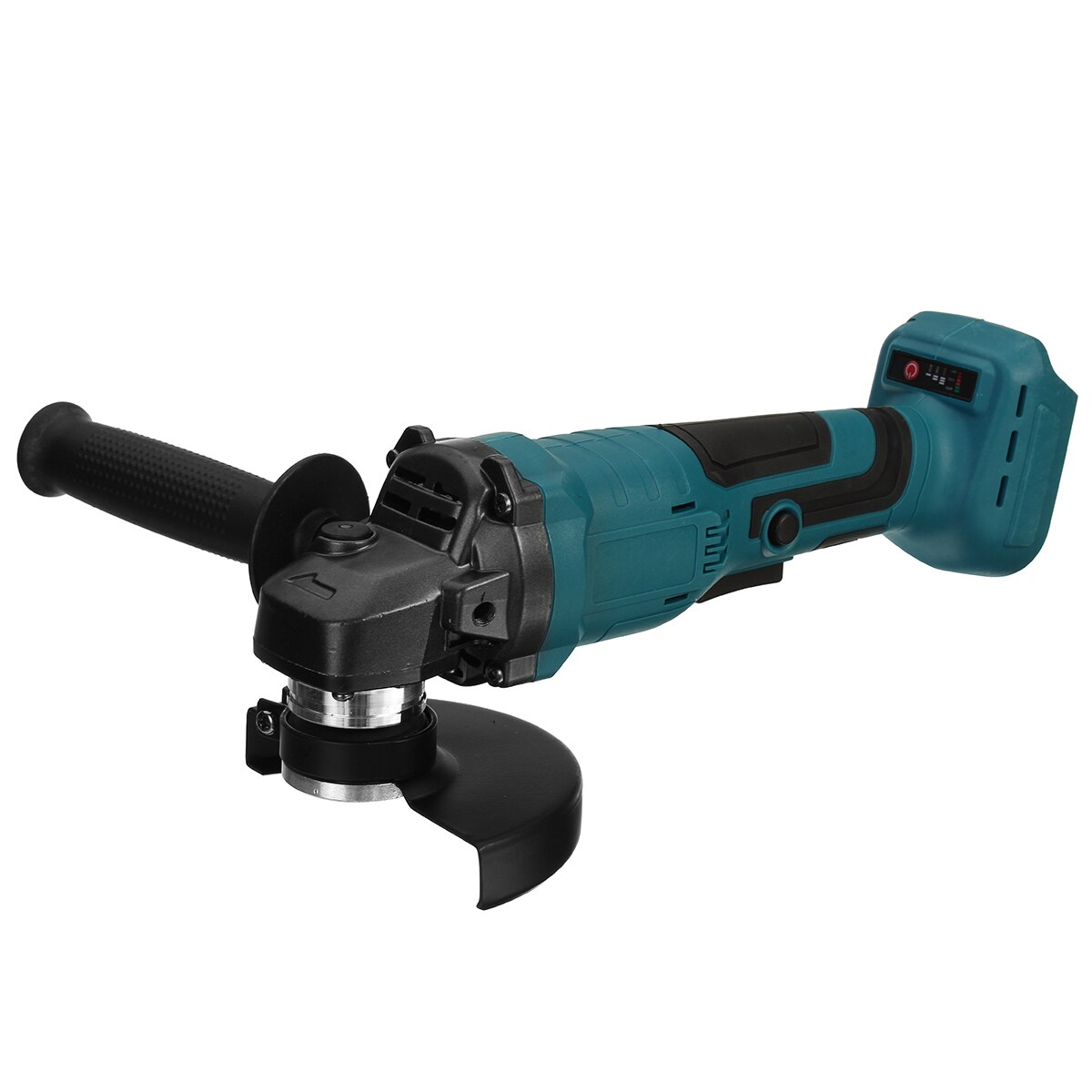800W 125mm 3 Speed Brushless Cordless Impact Angle Grinder 11000rpm For Makita Battery DIY Power Tool Cutting Machine Polisher: Blue