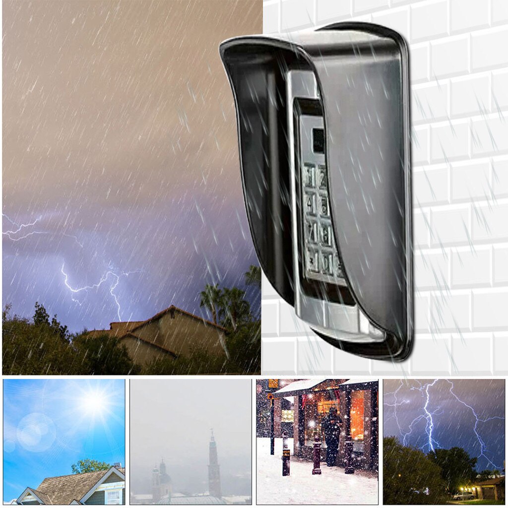 Waterproof Cover For Wireless Doorbell Ring Chime Button Transmitter Launchers Outdoor Garden Gate Doorbell Rainproof Cover