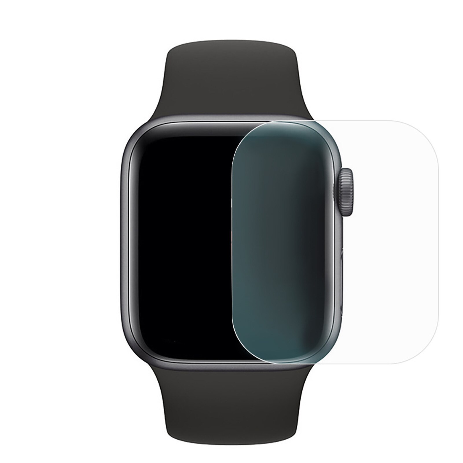 Beschermende Glas Voor Apple Horloge Se/Horloge 6 44Mm Gehard Glas Screen Protector Film Bubble Gratis Anti-kras (Niet Volledige Cover): Default Title