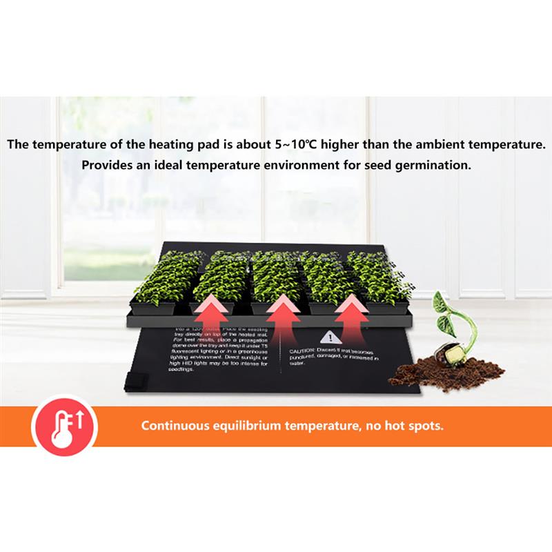 Sämling Wärme Matte Anlage Keimung der Samen Ausbreitung Klon Starter Warme Pad Matte Gemüse Blumen Garten Werkzeug Liefert 20x20cm