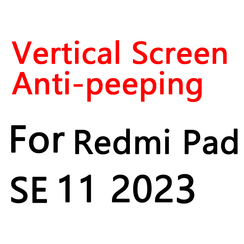 For Redmi Pad 10.6 SE 11" Xiaomi Mi Pad 6 11 Privacy Filter Screen Protector Mipad 5 Pro 12.4 Anti-glare/Anti-Peep/Anti-spy Film: army green