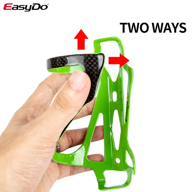 Soporte de botella de agua de bicicleta EasyDo, portabotellas Pure 3K fibra de carbono 24g piñón fijo jaula para tetera accesorios de bicicleta