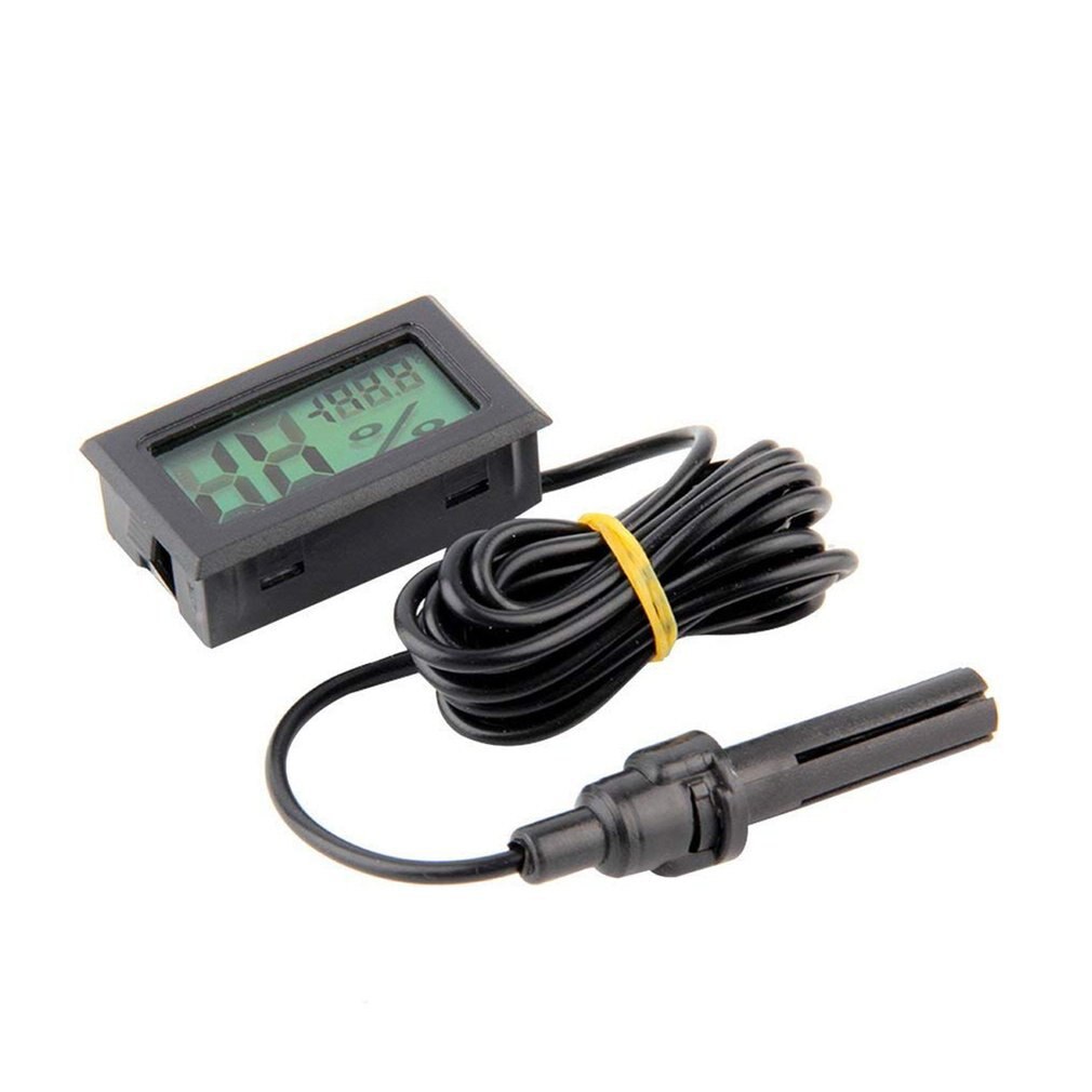 FY-12 Mini Digital LED Thermometer Hygrometer Temperature Humidity Measure Tester Monitor Indoor Automobile Household