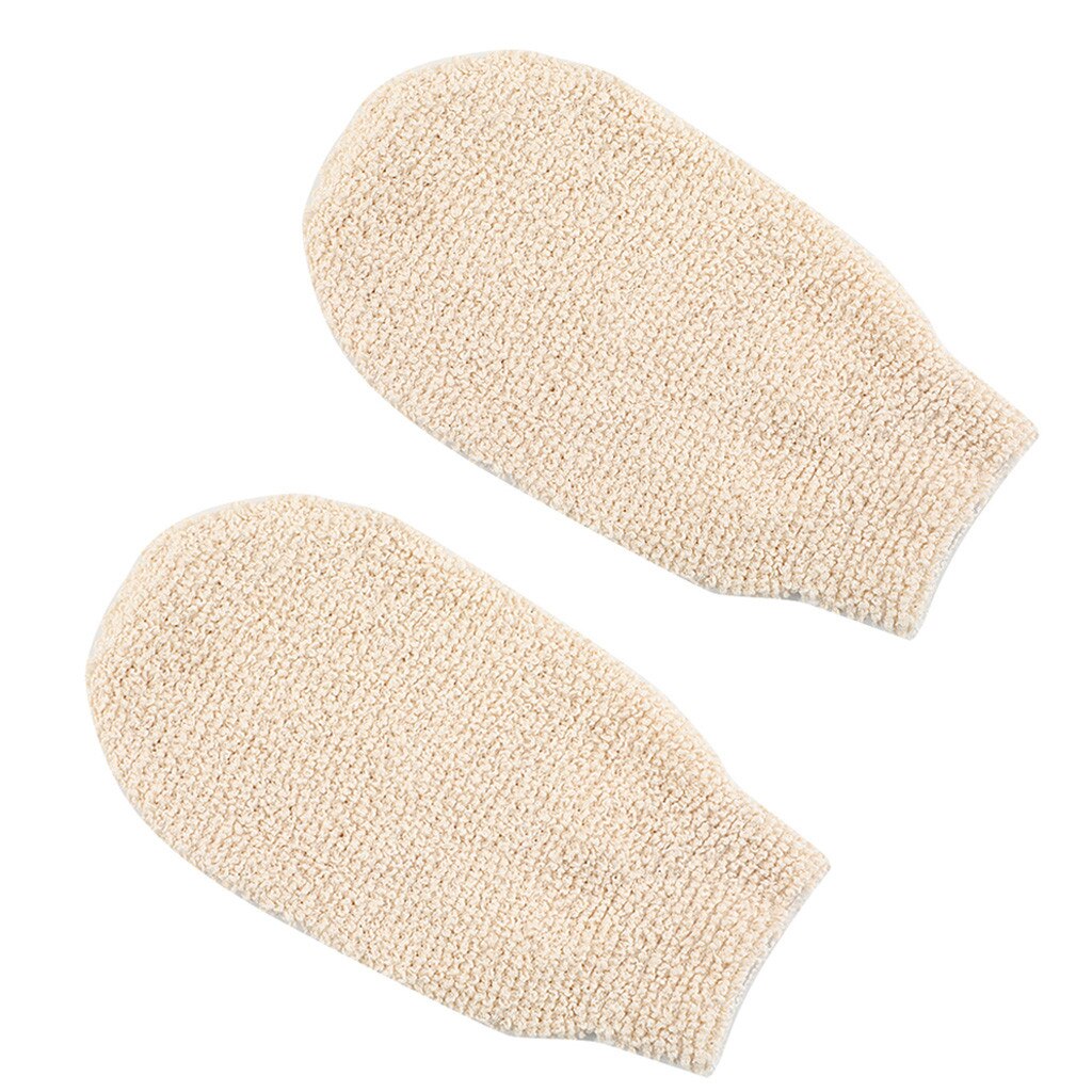 Ruluti Peeling Handschuh Aus Hanffaser – Doppelseitig, Für Tiefenreinigendes Hautpeeling Beim Duschen, Ca. 23x11 Cm