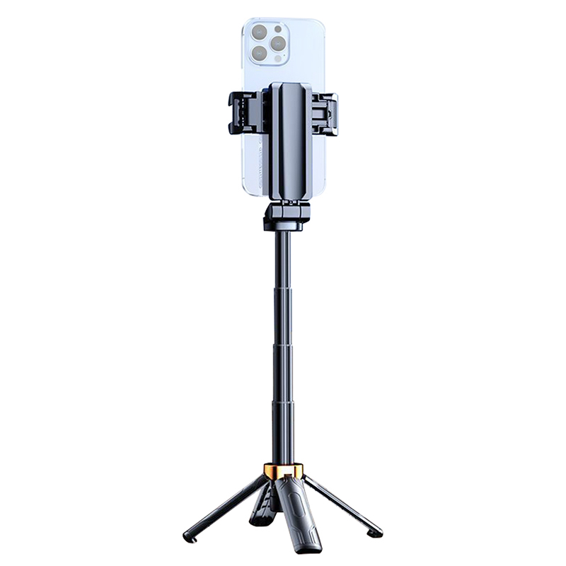 Mini treppiede per selfie stick Supporto per telefono 3in1 con telecomando staccabile Supporto per telefono anti-vibrazione per selfie da viaggio portatile