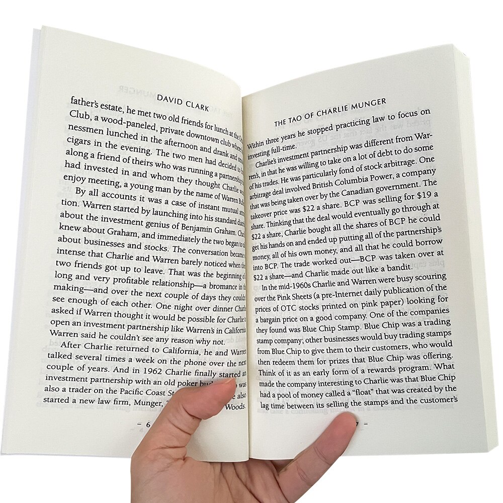 il Tao di Charlie Munger di davide 003 idea di investimento finanziario in inglese libro di lettura per Adlut