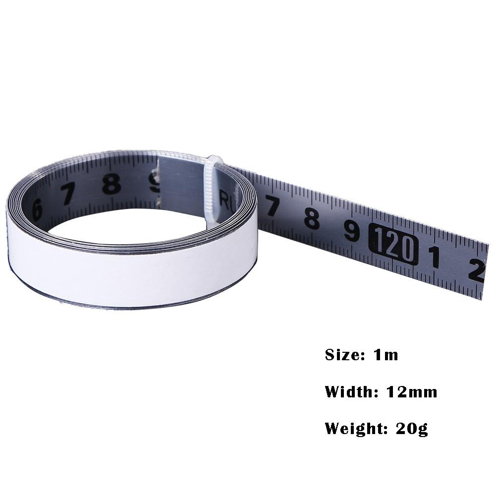 1m Metric Stainless Steel Scale Ruler Miter Track Tape Measure Woodworking Ruler Suitable For Metal And Other Solid Surfaces:  	L2R Silver