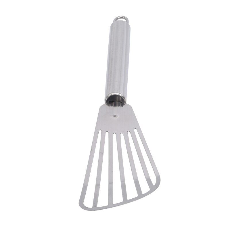 Stainless Steel Slotted Turner Spatula Fried Shovel Egg Fish Frying Pan Turners Cooking Utensils Kitchen Cooking Supplies: Default Title