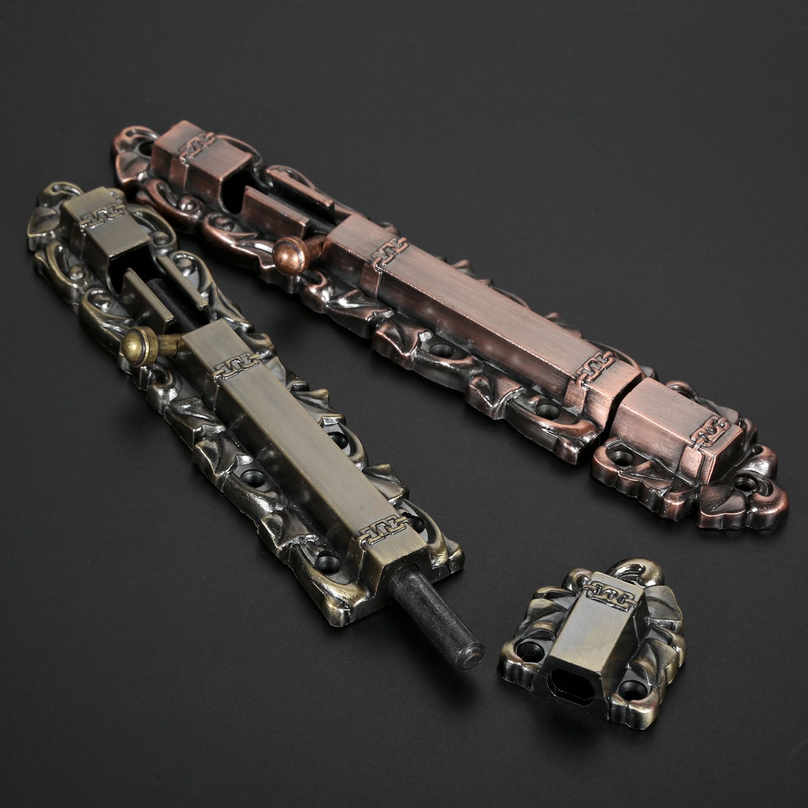 Door Bolt w/screw Antique Bronze/Copper Gate Latch Alloy Classical European Retro Decor Wood/Metal Doors Window Pin 150-250mm