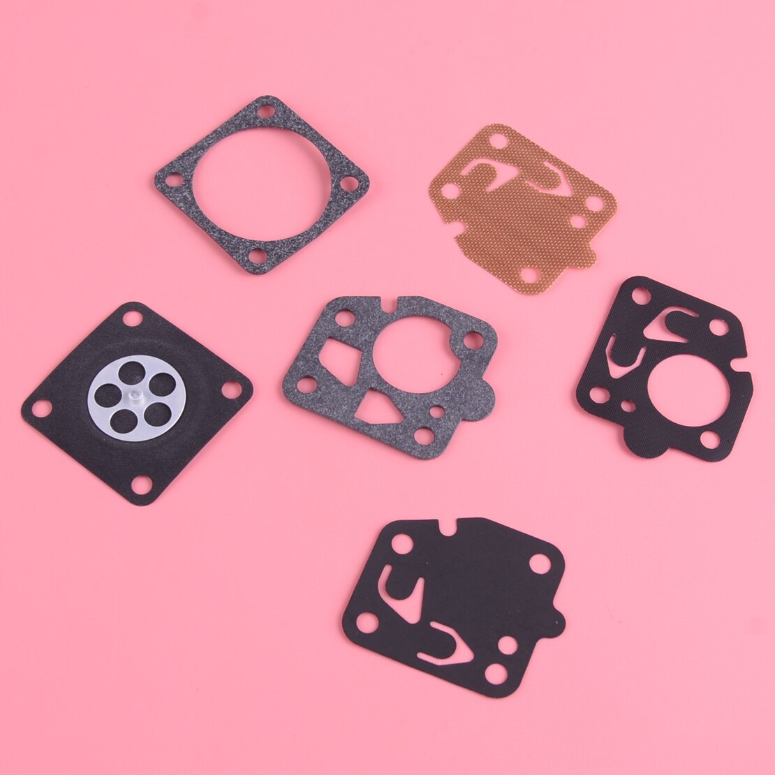 LETAOSK Carburetor Carb Gasket Repair Rebuild Kit Fit for Kawasaki TG18 TG20 TG24 TG28 TG33 TF22 Engine Tool Part Replacement