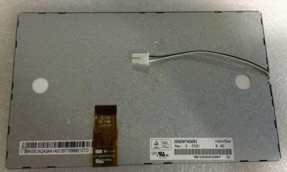 HannStar-pantalla analógica TFT LCD de 7,0 pulgadas, 26 Pines, H H070L_HSD070I651 HSD070I651 F00 480RGB (H) * 234 (V),
