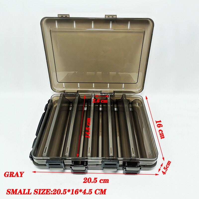 Large-capacity Fishing Tackle Box Double-decker Sub-bait Box Portable Bait Fishing Gear Storage Box
