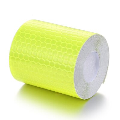 1 Roll 5cmx3m Reflective Tape Sticker Adhesive Light Reflection Strip: Yellow