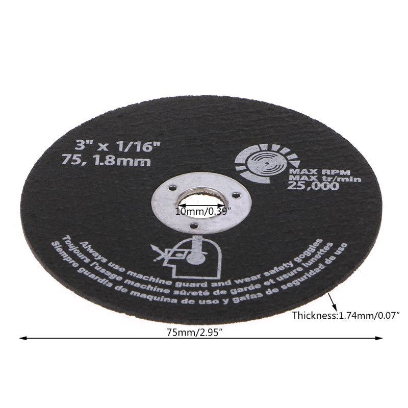 10 Stuks Circulaire Hars Slijpschijf Zaagbladen Snijden Wiel Disc Voor Metal Cutting