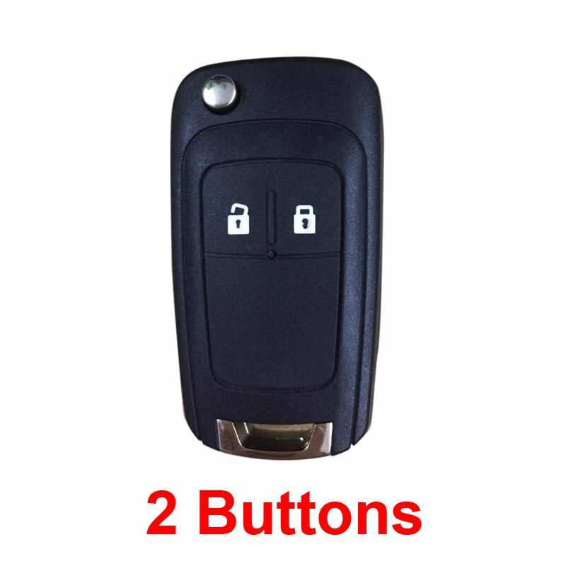 Folding Flip Key Shell Case Voor Chevrolet Cruze Spark Aveo Captiva Afstandsbediening Auto Switchblade Cover Fob 3 Knop HU100 Blade: 2 knoppen