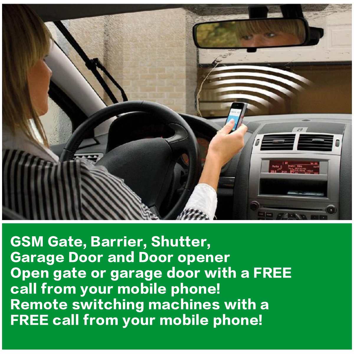 3G 4G GSM Gate Opener Access Remote Control by Free Phone Call Home Alarm Systems Security for Automatic Door Opener RTU5024