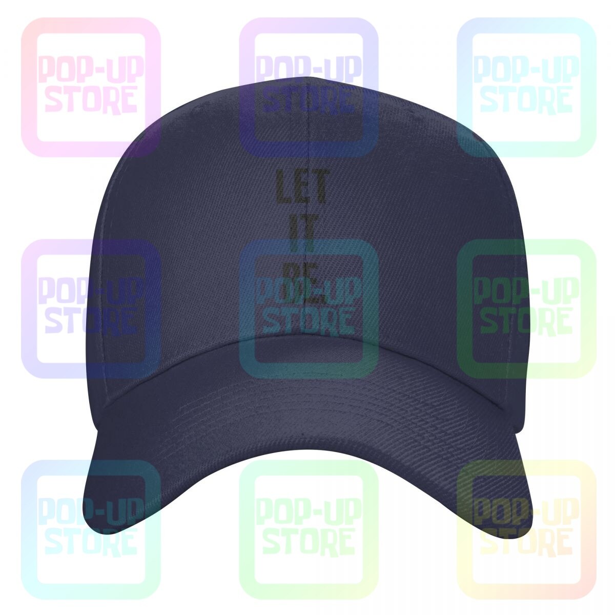 Gorra de béisbol Let It Be Tumblr, gorra de béisbol de la mejor música para conductores de camiones, , grandes ofertas, el mejor vendedor: Azul marino