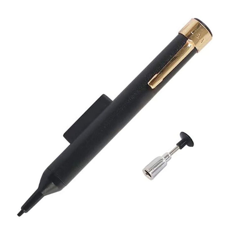 Solder Desoldering Pumps 15cm Anti-Satic IC Vacuum Pick Up Pen Remover with 4 Suction Heads for BGA SMD Solder Desoldering Pumps