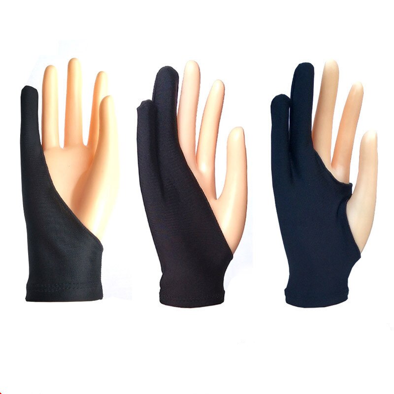 2 Finger artist glove for drawing kids Right Left Hand Artist Drawing for Writing Oil Painting Students Arts Lover Protection
