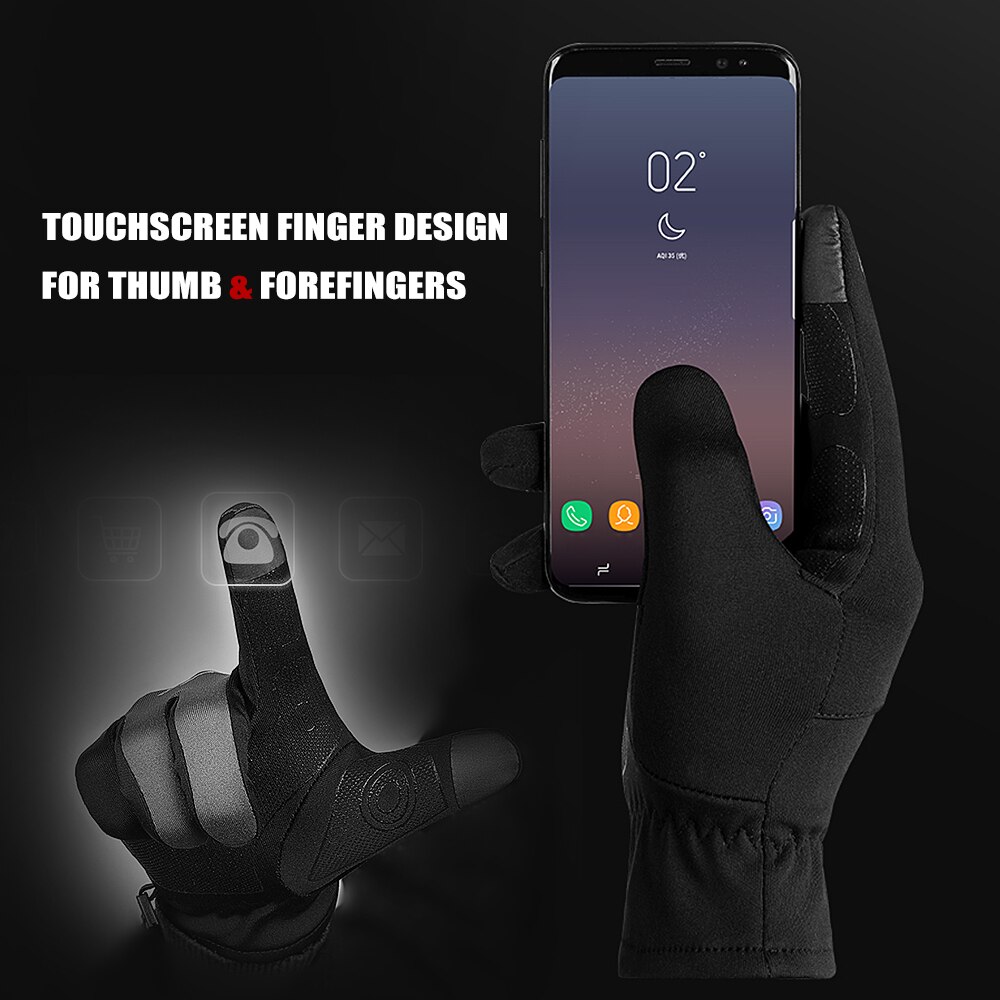 Winter Warme Handschoenen Mannen Vrouwen Sport Handschoenen met Dunne Warme Voering Voor Fietsen Camping Rijden Vissen Bergbeklimmen Skiën