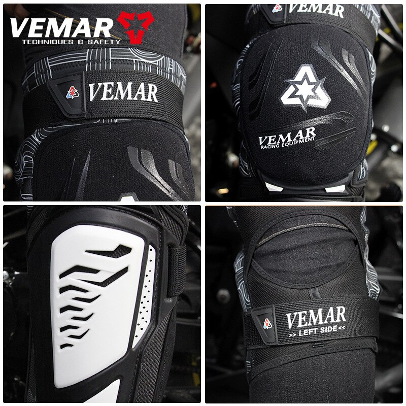 Vemar – genouillères et coudières de Protection pour Moto, coussinet de Protection pour vtt et UTV