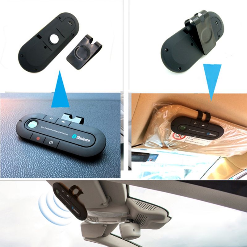 Visionneur de voiture à bord | Bluetooth, téléphone Portable, Bluetooth, mains libres, sans fil, pour la voiture