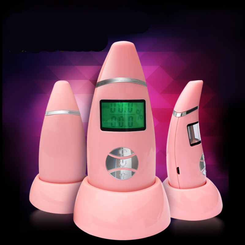 Skin Moisture Meter Digital LCD Display Digital Tester Moisture Oil Content Analyzer Monitor Face Care