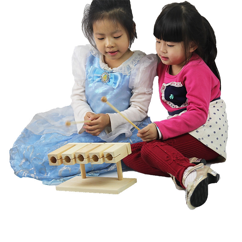 Orff-schlaginstrument für #39 , trompete 5 klapper, muyu-klapper, orff-musikinstrument, schlaginstrument