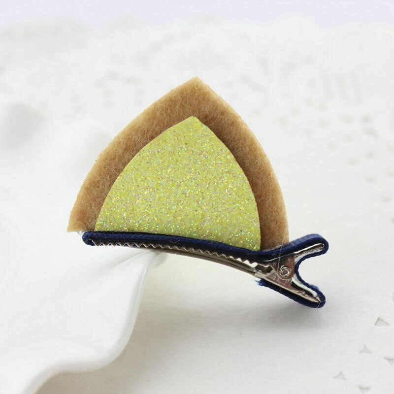 Lovely Fashion Nwborn Criança Infantil Crianças Grils Bebê Orelha de Gato Presilhas Grampo de Cabelo Barrette Hairpin