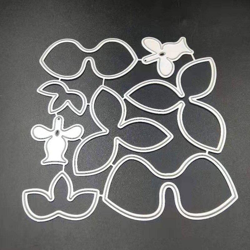 Zwbs moldes de corte de flores e borboletas, para scrapbooking diy, decoração, gravação estêncial, cartões decodificativos, die corter