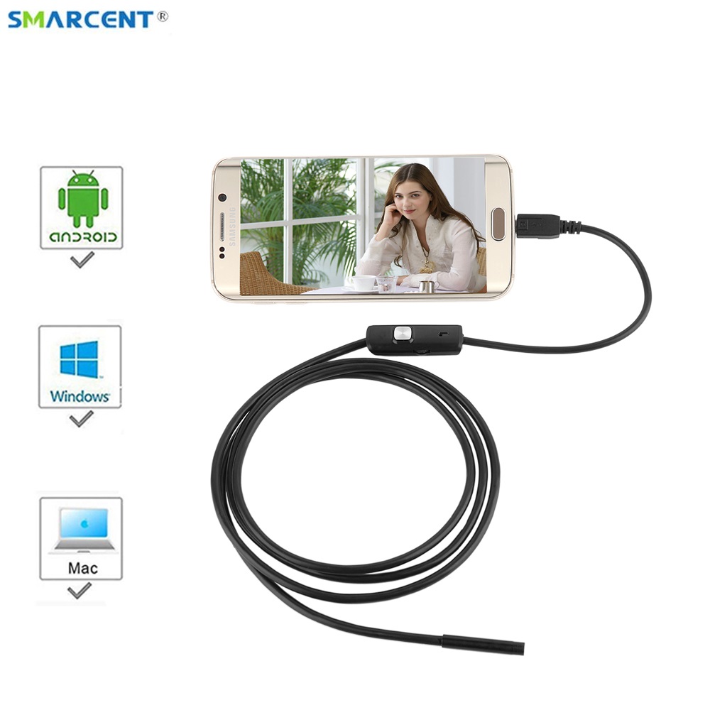 1M 2M 3.5M 5M 10M 5.5mm Mini Camera cam Lens Android OTG USB Endoscoop snake Pijp Inspectie Android USB Borescope