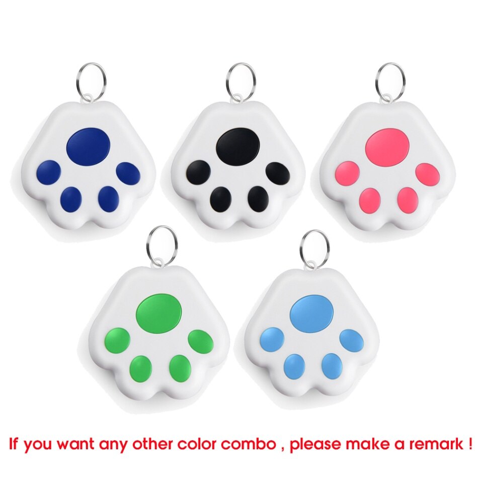 1/2/5Pcs Mini Tracking Device Tag Key Child Finder Pet Tracker Location Bluetooth Smart Tracker Vehicle Anti-lost Selfie Shutter: 5 Color