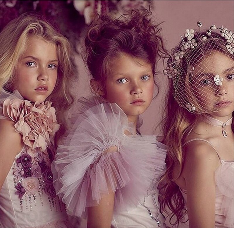 Dziewczyna kamizelka na wesele sukienka miękka tutu księżniczka peleryna dla dzieci 80-140cm E81229