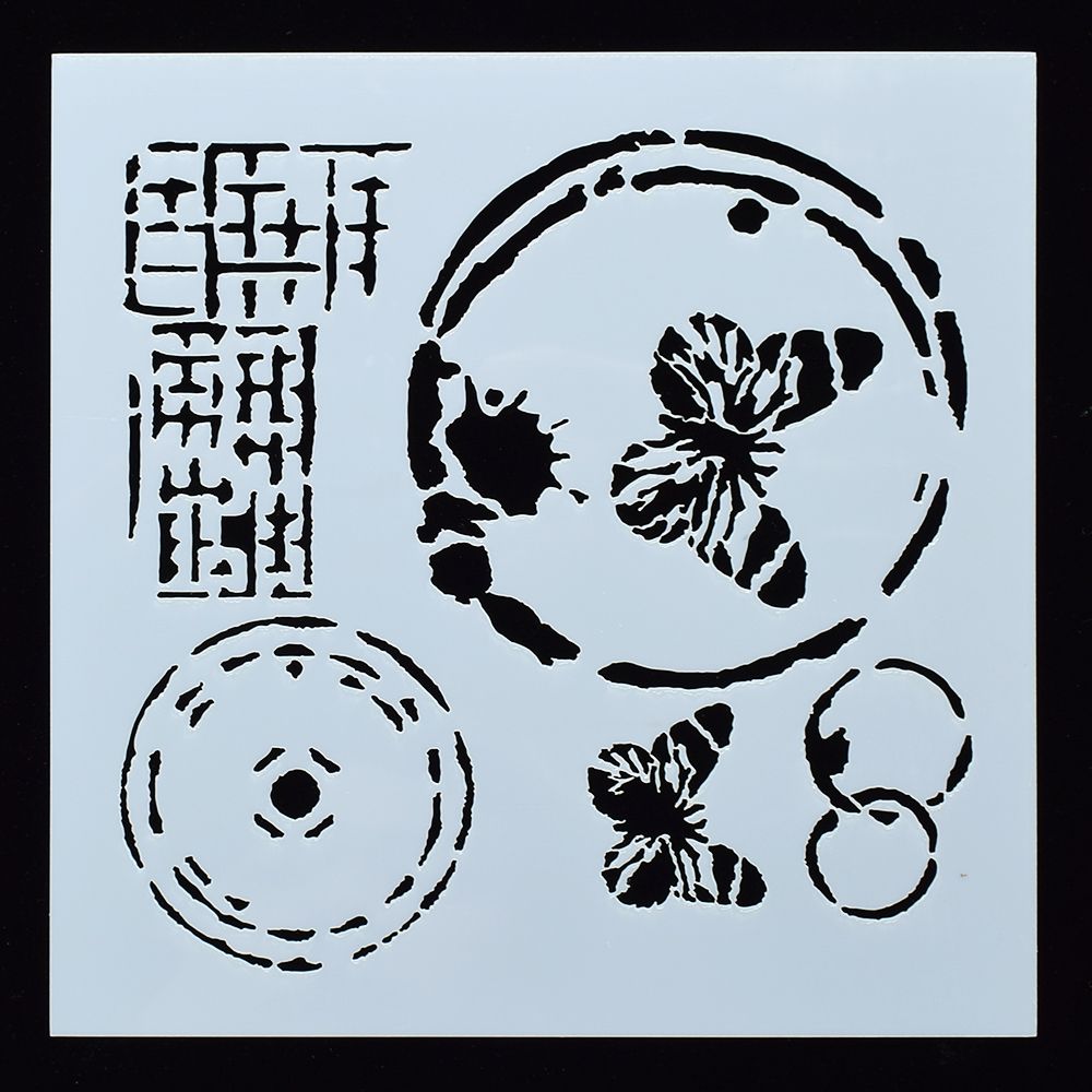 Gabarit de pochoir papillon, tampon de moule pour tamis à sucre, artisanat d'art, pulvérisation