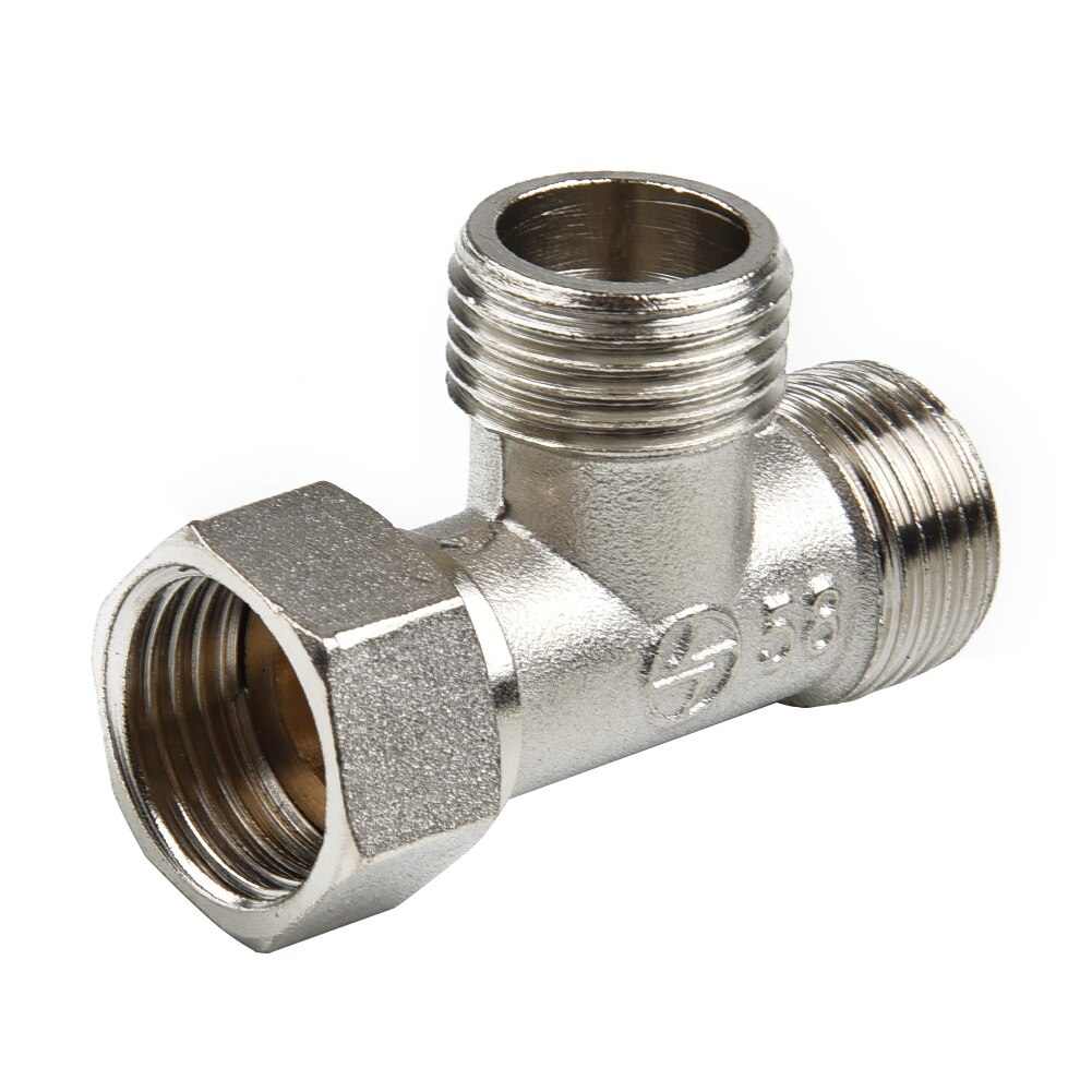 Toalett kobber vannutskiller omlederventil dusj tee t adapter  g1/2 &quot; t-ventil til badekar bidet sprøyte dusj dårlig tilgang