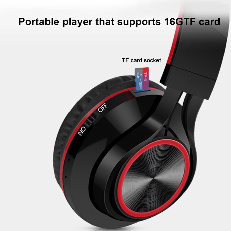 SIFREE Wireless Headphones - Bluetooth 5.0 Headset - Foldable with Mic - TF Card & FM Radio Support