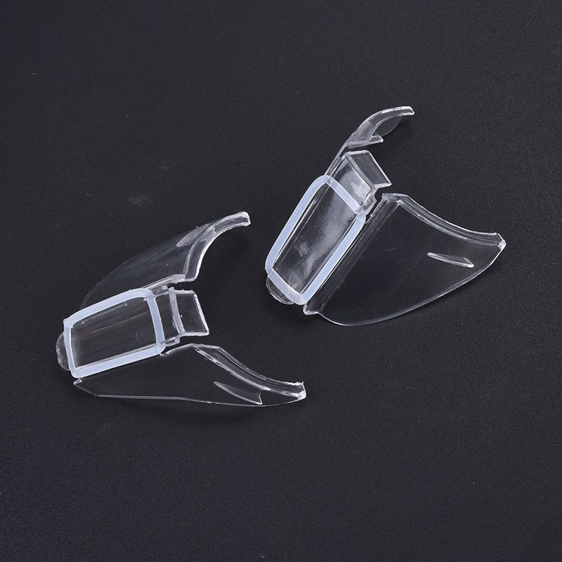 1 par sikkerhedsbriller beskyttelsesdæksler til briller beskyttelsesbriller sideskærme tpu polyurethan klar flap sidebeskytter