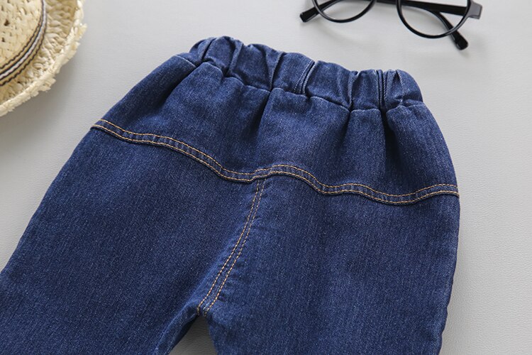 Boy children's Pants Jeans For Boys Jeans Spring Autumn Girls Kids Jeans Clothing Casual Baby Girl Denim Infant Trousers