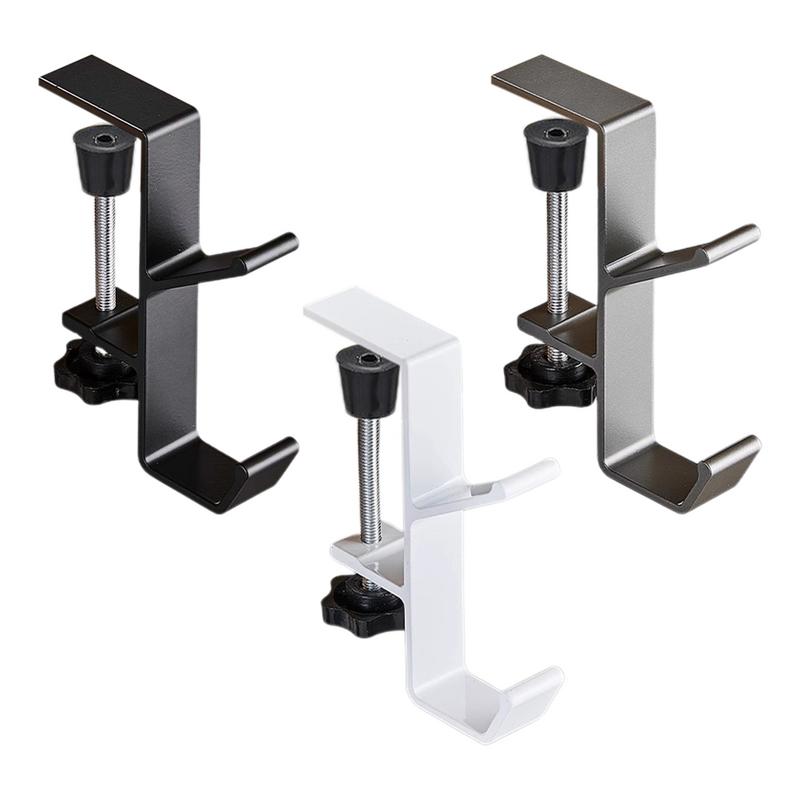 Multifunctionele Verstelbare Bureaurand Haak Draagbare Hoofdtelefoonstandaard Desktop Headset Houder Punch Gratis Thuis Bureau Rand Hanger