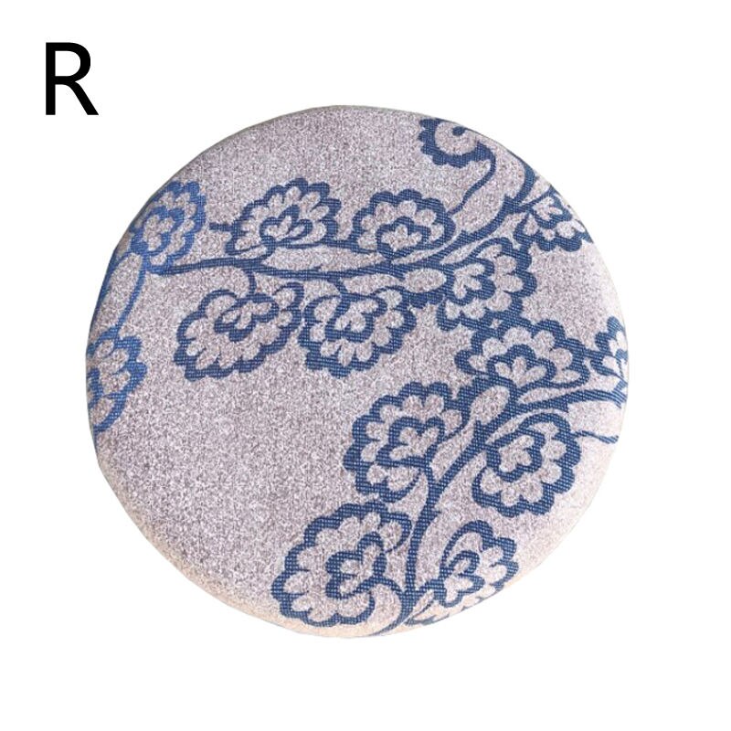 Hoge kwaliteit ronde stoelhoes barkrukhoes elastische zittinghoes thuis stoelhoes ronde stoel barkruk bloemenprint