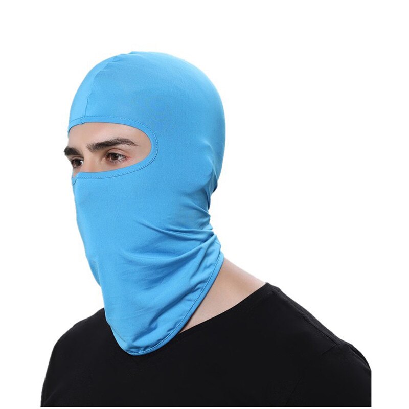 Cagoule de protection faciale en Lycra, chapeau, casquette de vélo, moto, cyclisme, couverture complète, été, respirant, Ultra soleil, protection UV: Color 10