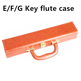 Topklasse 2- sektions fløjtetaske til beskyttelse dizi let at bære højkvalitets pu fløjtetaske træ flauta tilbehør: Cefg