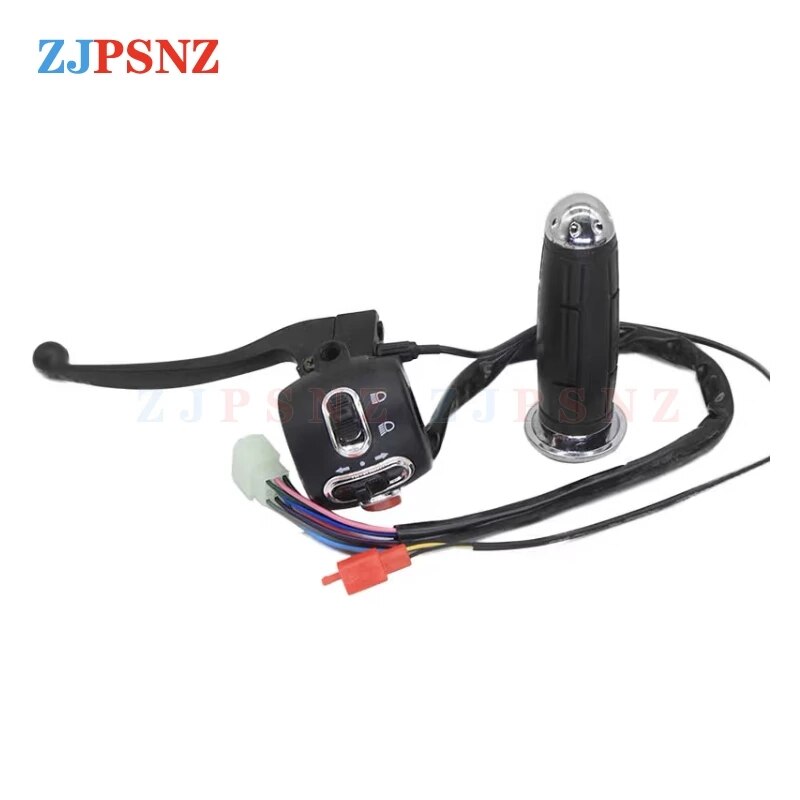 Throttle Handle Speed Shift Regulator Control Grip Horn High Beams Low Beams Turn Signal Brake Switch Electric Vehicle Scooter