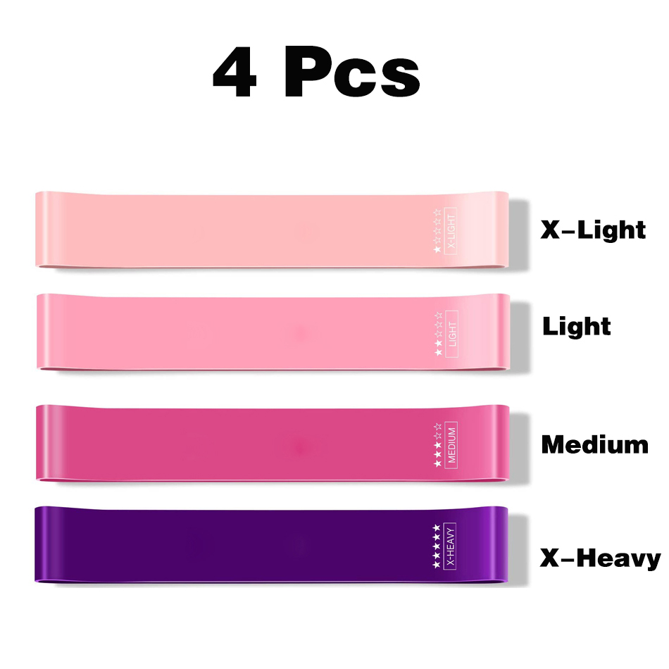 WOSWEIR Elastic Resistance Bands Yoga Training Gym Fitness Gum Pull Up Assist Rubber Band Crossfit Exercise Workout Equipment: Burgundy
