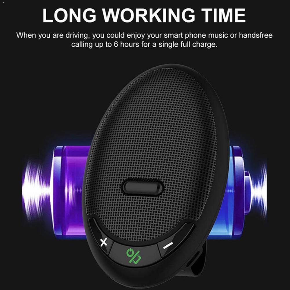 Multipoint Speakerphone Bluetooth V5.0 EDR Wireless Kit MP3 For IPhone Android Music Bluetooth Player Handsfree Ca F7K6