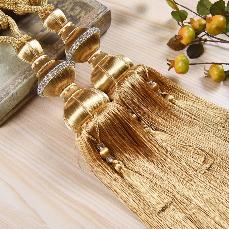 Ceinture de Suspension à Pompons pour Rideaux, en Cordes, Embrasses Décoratives en Bandages à Boucle, Accessoire de Décoration de Salon, Chambre ou Salle à Manger
