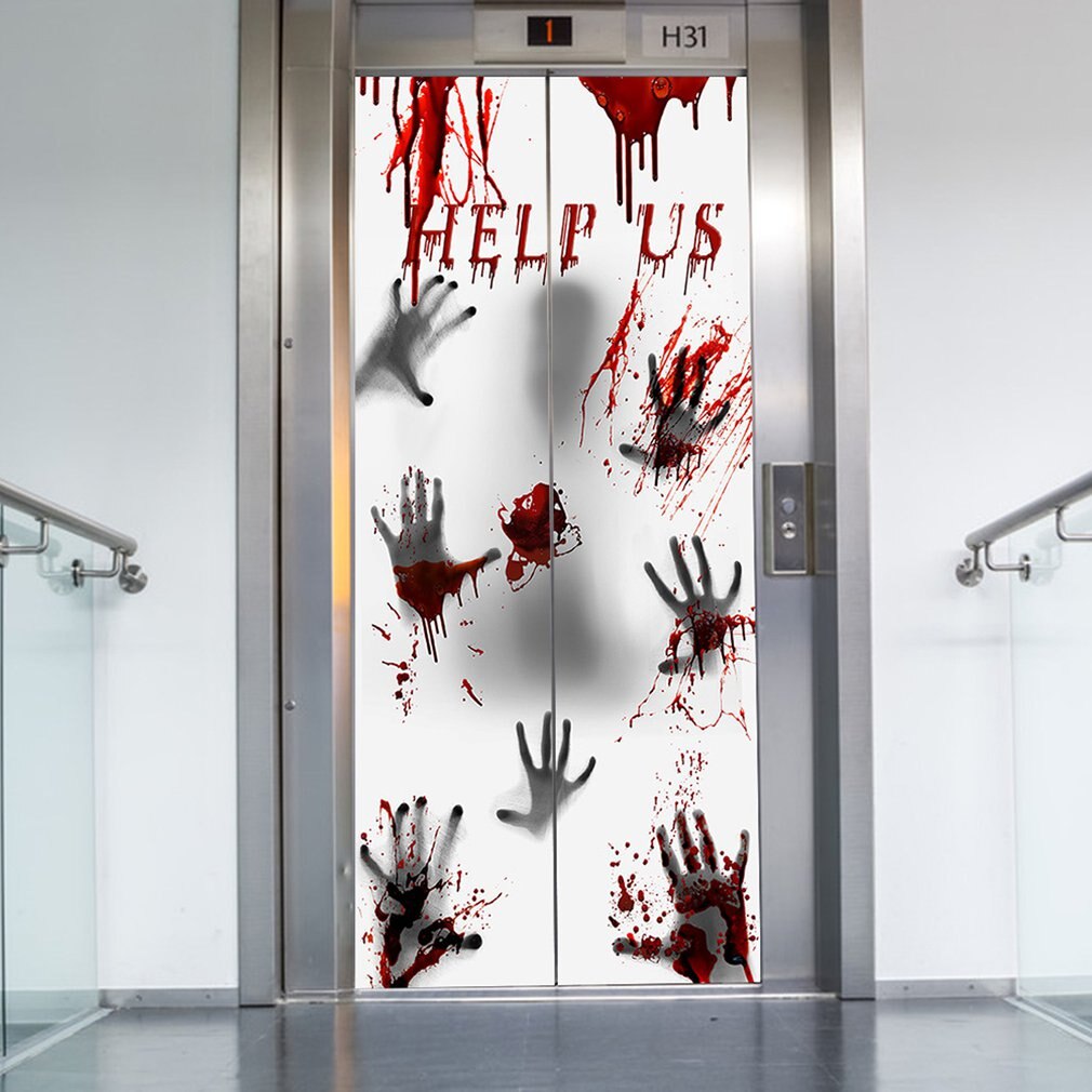 Halloween Tapestry Pumpkins HELP ME Print Wall Hanging Tapestry Art Home Decoration Wall Party Tapestry