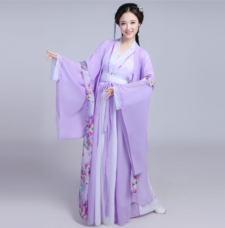 women chinese princess costume hanfu traditional dance costumes girls enfants folk ancient hanfu tang dynasty dress: M