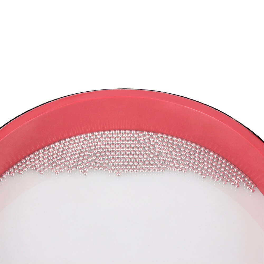 8 Cal z litego drewna fala oceaniczna bęben bęben morski rama bęben delikatny dźwięk morski zabawka muzyczna czerwony instrument muzyczny